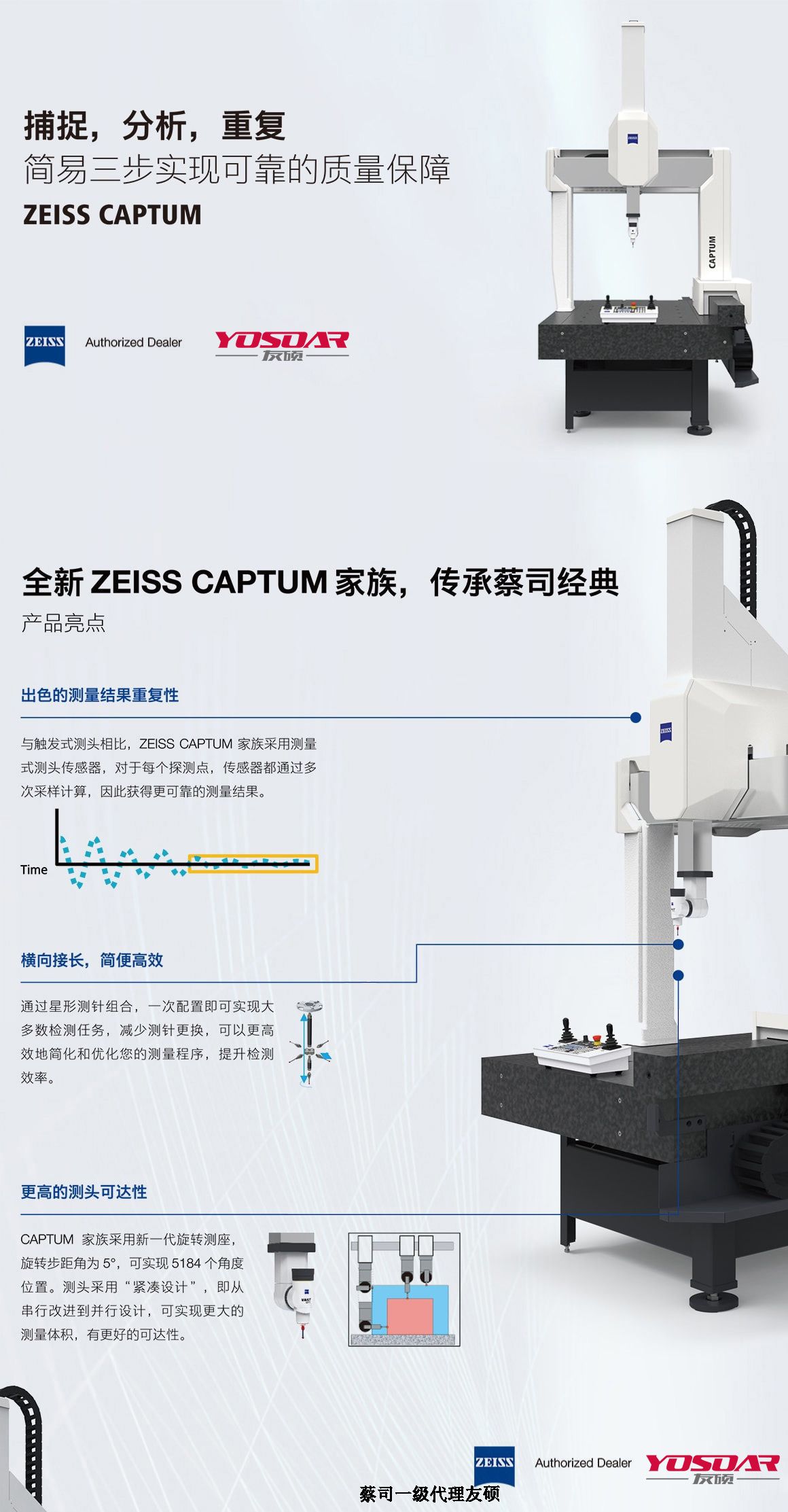 温州蔡司三坐标CAPTUM